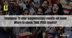 Telangana: TS Inter Supplementary results out soon! Where to check ...