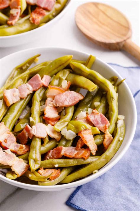 Simple Southern Green Beans With Bacon | All Things Mamma