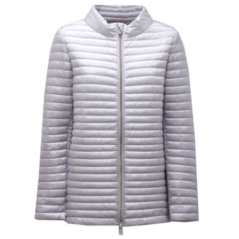 7968AG giubbotto donna SAVE THE DUCK grey ultra light jacket women
