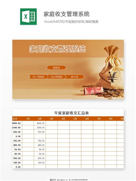 家庭收支管理系统 （快速方便的记录家庭日常收入和支出信息）V1.0 绿色中文免费版-东坡下载