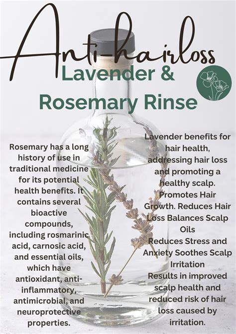 Anti-hair Loss Lavender & Rosemary Rinse · Thrive in Life