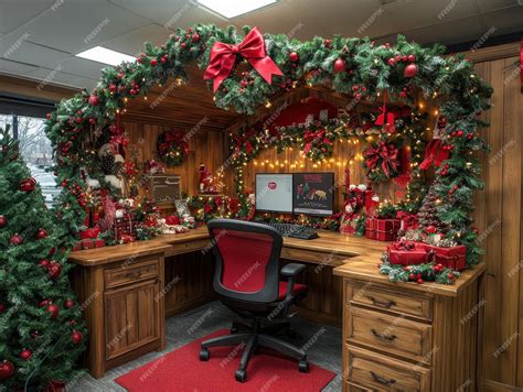 Fun and festive Christmas office decor ideas images to bring holiday ...