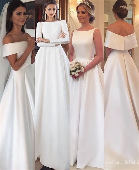 The Catwalk Italia - TCI on Instagram: "Simply wedding dress: 1,2,3 or 4?" | Bridal dresses ...