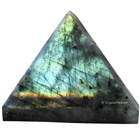 Labradorite Crystal Pyramid - Premium Feng Shui Reiki Healing Pyramid