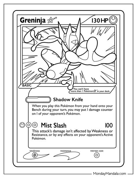 Pokemon Card Coloring Pages 20 Pokemon Card Coloring Pages (Free PDF
