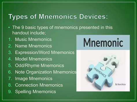 Mnemonics Examples 的图像结果