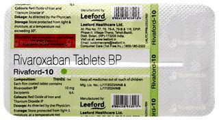 Rivaford 10 Mg Tablet 10 - Uses, Side Effects, Dosage, Price | Truemeds