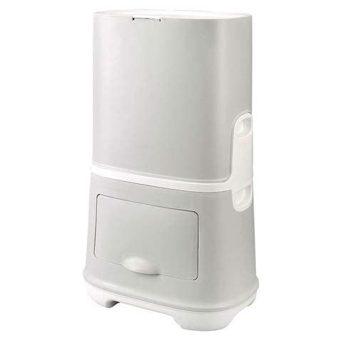 Trash Can Kitchen Plastic Dual Rubbish Bin 20l Recycling Bin ...