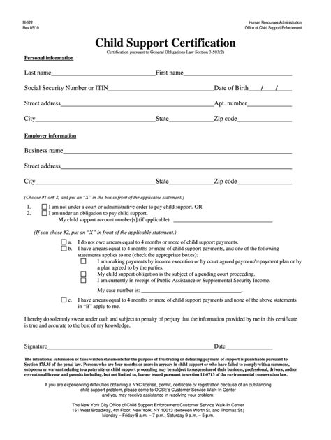 2010-2026 Form NY M-522 - Blank Fillable Template | Fill Out, Print ...