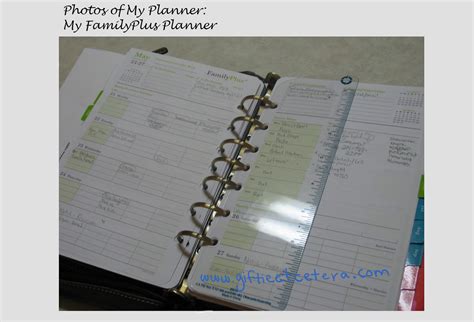 Photos of My Planner | Giftie Etcetera: Photos of My Planner
