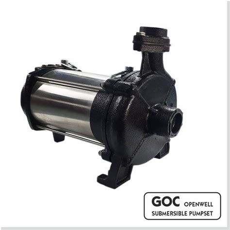 Mahendra 1 HP Open Well Submersible Monoblock with Control Panel Box ...