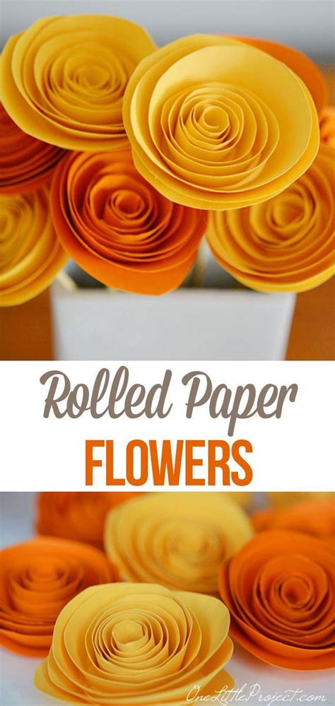 How to Make Rolled Paper Flowers 的图像结果