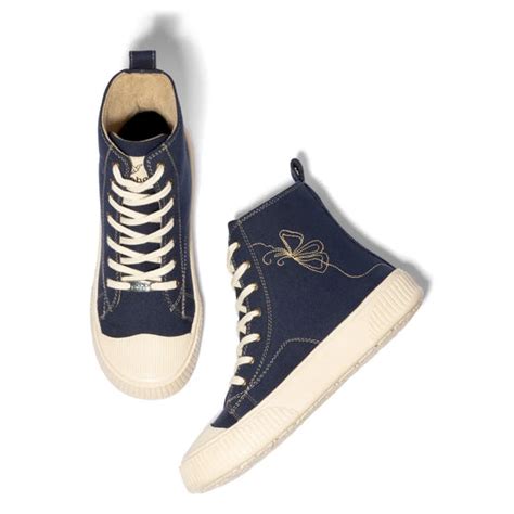 Buy Yoho High Ankle Canvas Sneakers For Women For All Day Comfort ...