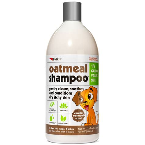 Best Oatmeal Shampoo for Dogs & Cats (2024): Petkin Soothing Relief ...