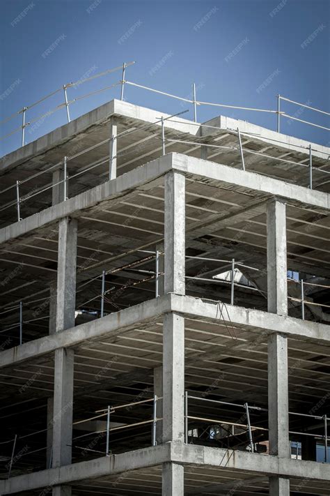 Construção civil, vigas de concreto | Foto Premium