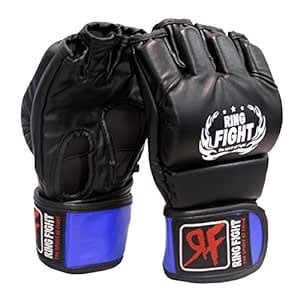 Buy Ceela Sports RF-GGOF-01S MMA Gloves, Small/Medium (Black/Blue ...