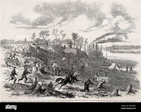US Civil War, Battle of Shiloh, also called the Battle of Pittsburg ...