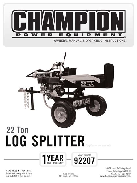Image result for Using a Champion Log Splitter
