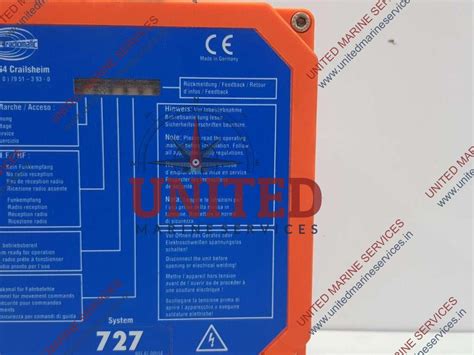 ABB HBC REMOTE CONTROL RADIOMATIC MODULE FSE 727 | United Marine Services