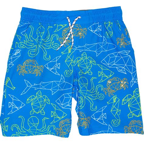 Eddie Bauer Big Boys Sea Spray Printed Swim Shorts - Save 48%