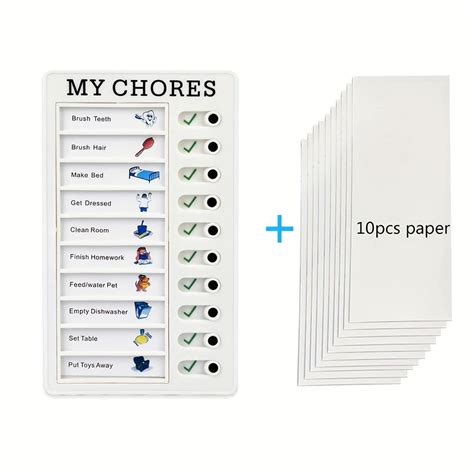Portable DIY Sliding Routine Chart Daily Schedules & To Do Lists – CRAZE