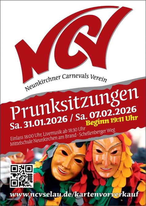 2. NCV Prunksitzung 2026, Mittelschule Neunkirchen am Brand, Erlangen ...