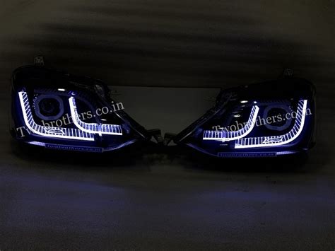 Liva Projector Headlights with Crystal DRL with Crystal Indicators ...