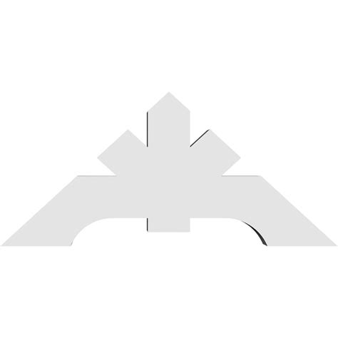 Ekena Millwork Vanguard White PVC Gable bracket in the Brackets ...