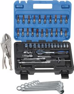 Digital Craft Socket Set 46Pc,8Pc Ring Spanner Set,10"Inch Lock Plier ...