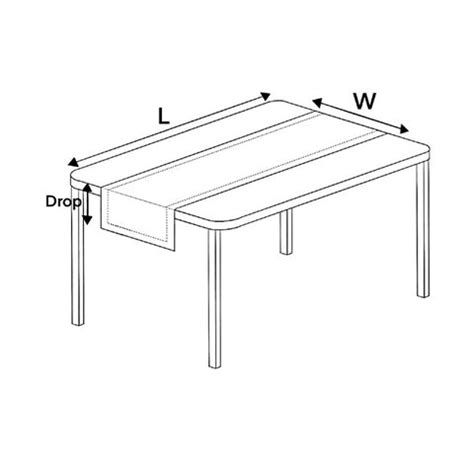 Image result for Table Runner Size Chart