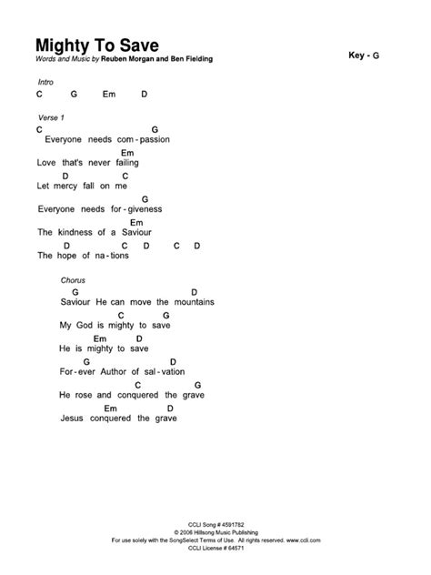 Image result for Mighty to Save Tutorial