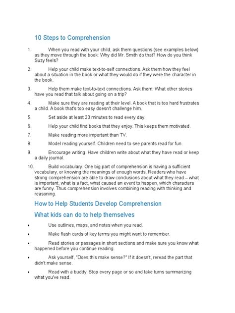 Image result for How to Do Comprehension