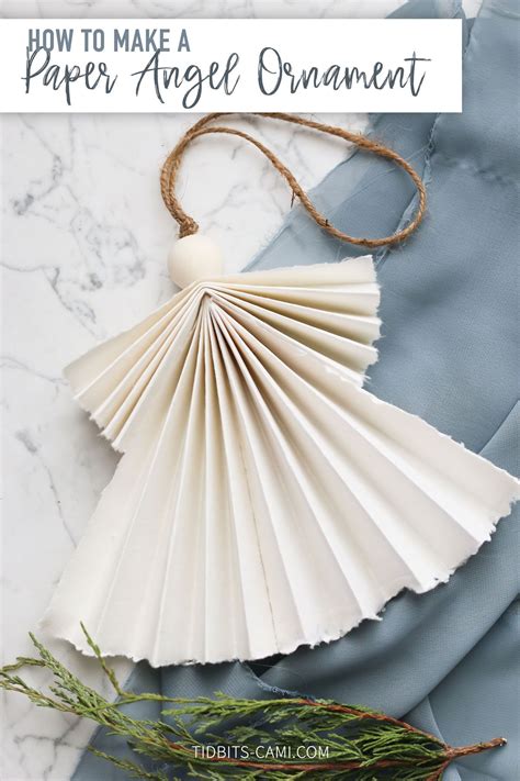 How to Make a Paper Angel Christmas Ornament (So Beautiful!) in 2023 ...