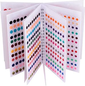 Afiner Simple Plain Round Multicolour Multi Size Kumkum Forehead ...