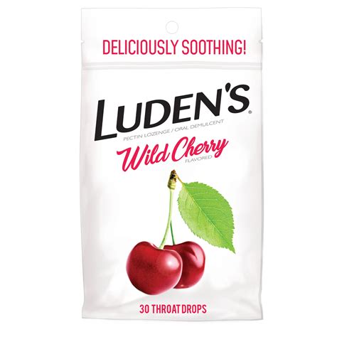 Luden's Soothing Throat Drops - Wild Cherry - Shop Cough, cold & flu at ...