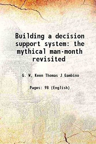 Amazon.in: Buy Building a decision support system the mythical man ...