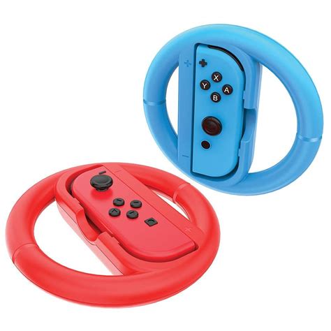 2 Pc Joy-Con Wheel for Nintendo Switch (2 Pack), Steering Wheel ...