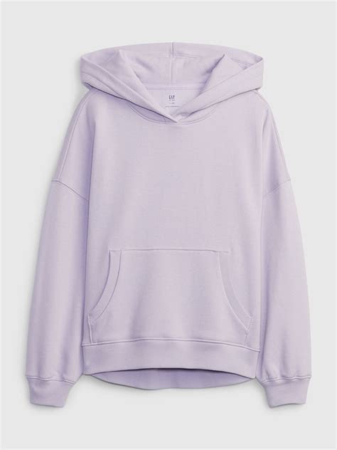 Kids Relaxed Hoodie | Gap | Light purple hoodie, Kids pullover hoodie ...