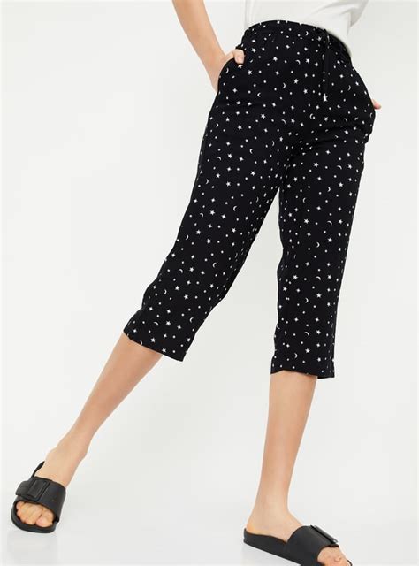 Buy Women Star Printed Capris Online at just Rs. 499.0 - 1000013965594 ...