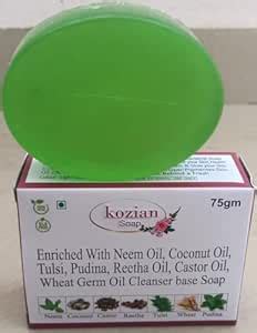 Buy Kozian Remove Dead Skin Soap Enriched with Neem Coconut Castor ...