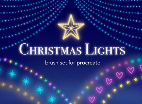 Christmas Lights Photoshop Brush