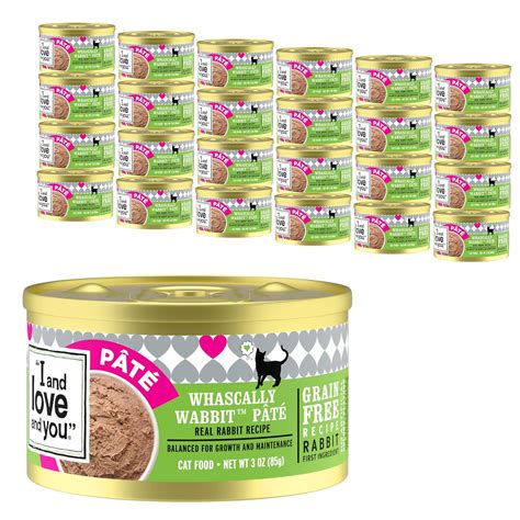 "I and love and you" Whascally Wabbit Recipe Grain Free Canned Cat Food ...