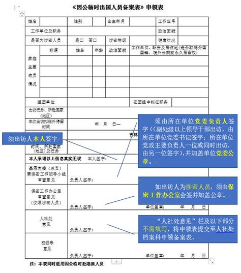 吉林大学教职工因公临时出国（境）任务申报说明-吉林大学化学学院