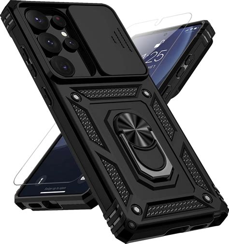 Amazon.com: for Samsung Galaxy S25 Ultra Case with Slide Camera Cover ...