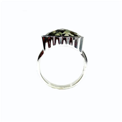 Trillion Gemstone Rings