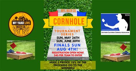 MYL Beer Co. Cornhole Tournamant Series!, 288 Rancheros Drive, San ...