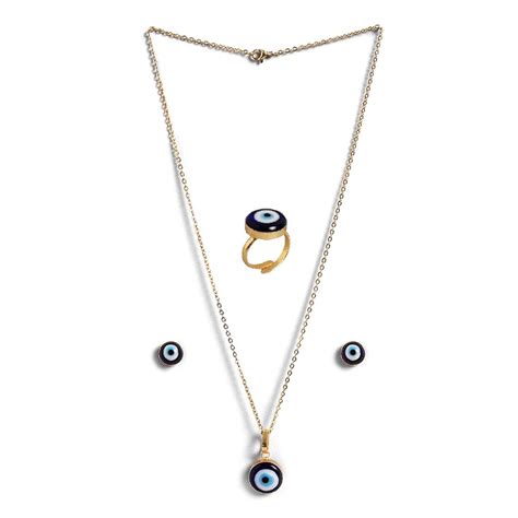 Buy El Regalo Evil Eye Full Jewelry Set- Evil Eye Necklace, Earrings ...