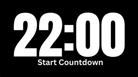 22 Minute Timer │ Countdown Timer for 22 Minutes │ Silent Timer - YouTube