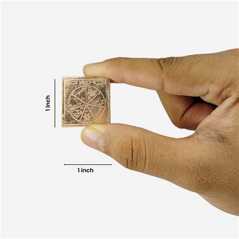 Karya Siddhi Yantram in Copper (Pocket-sized) – Om Spiritual Shop