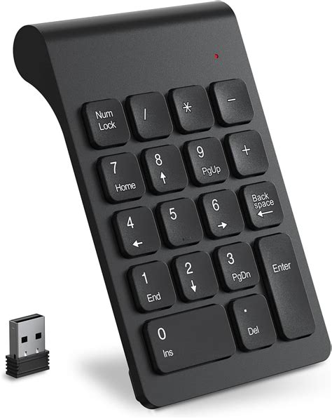 Amazon.com: LIANGSTAR Number Pad, Wireless Numeric Keypad 22 Keys ...